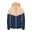 Kinder Sira Jacke Sandbeige/Mystisches Blau