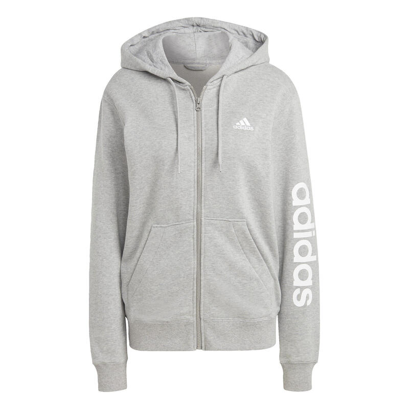 Mikina Essentials Linear Full-Zip French Terry Hoodie