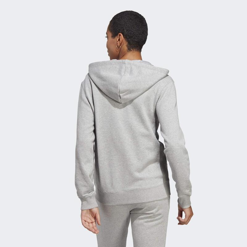 Veste à capuche entièrement zippée en molleton Essentials Linear (Grandes
