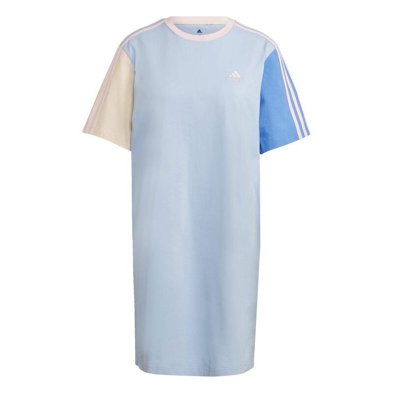Vestido camiseta Essentials Boyfriend Single Jersey 3 bandas