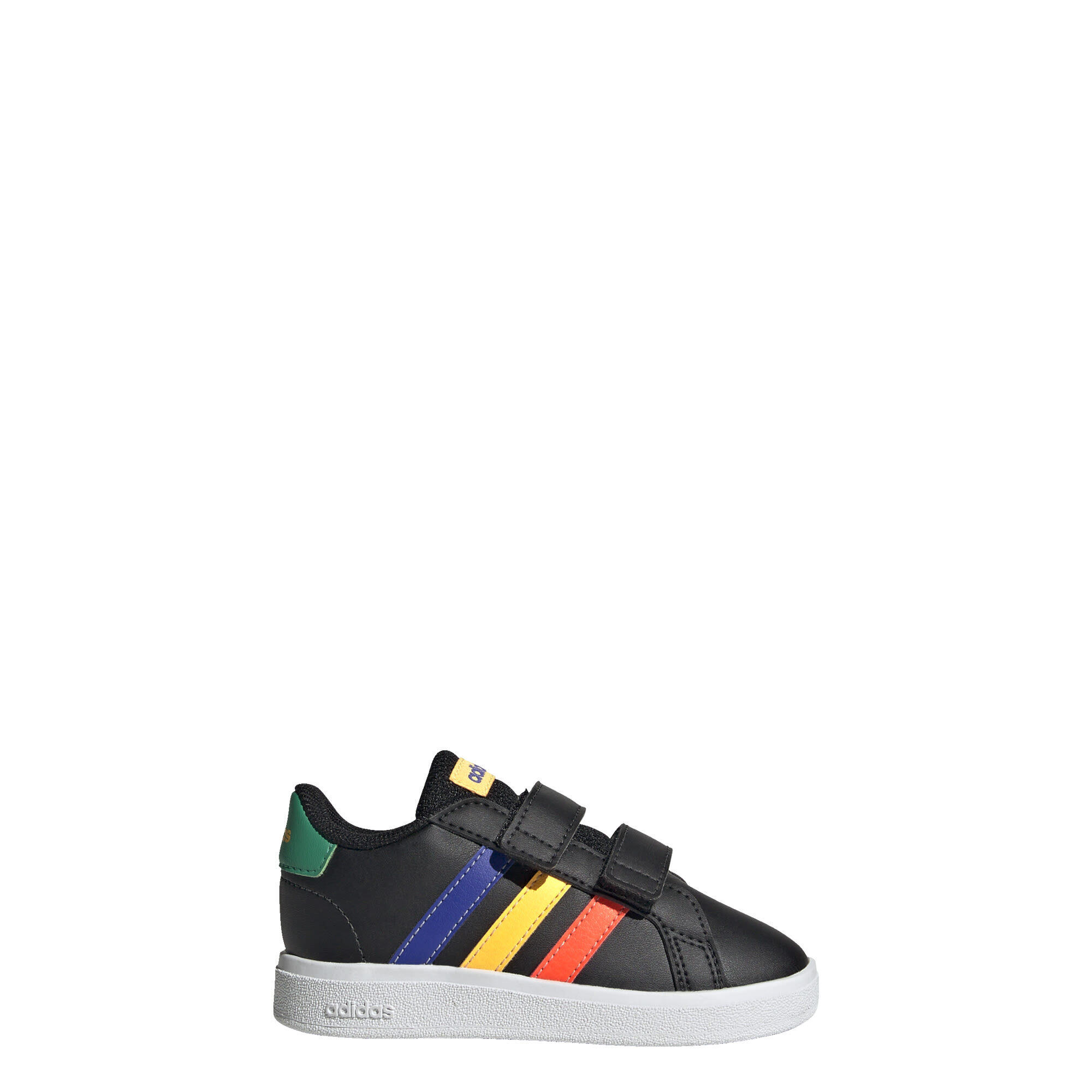 Adidas - Chaussure À Scratch Grand Court Lifestyle - Baskets - Bleu|noir - 22 - Decathlon