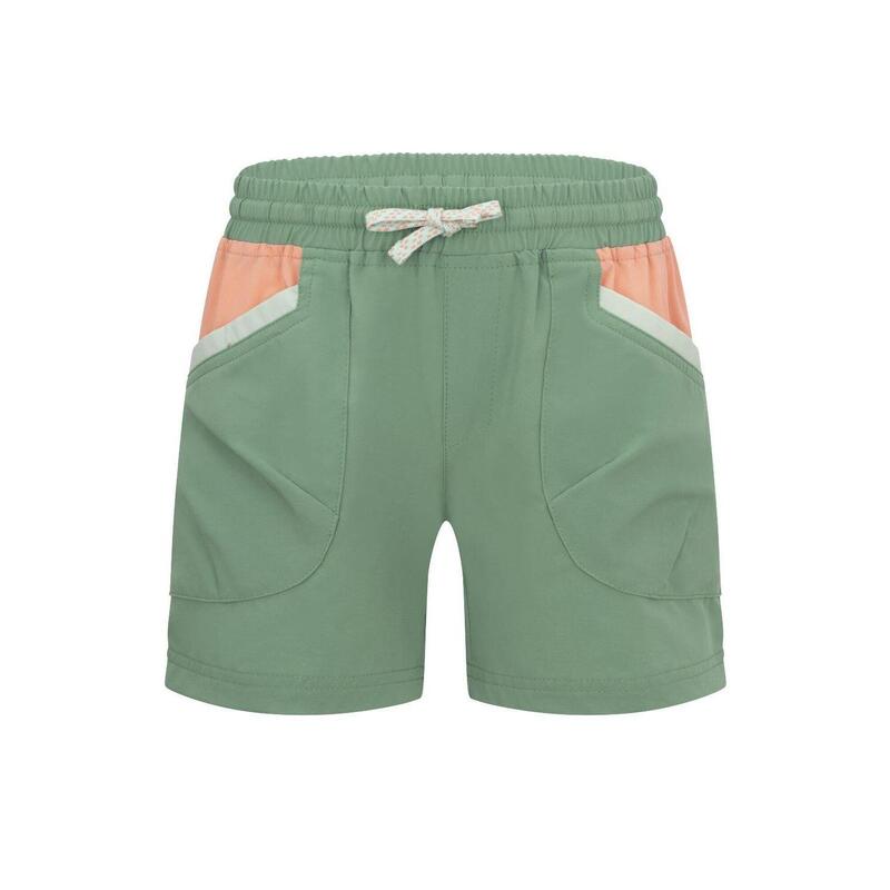 Short Senja pour fille, vert feuille/vert sauge