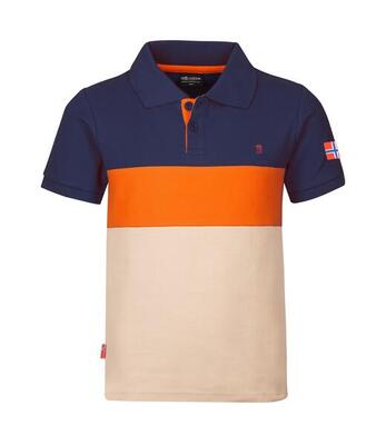 Kinder Eikefjord Polo Mystikblau/Himmelblau