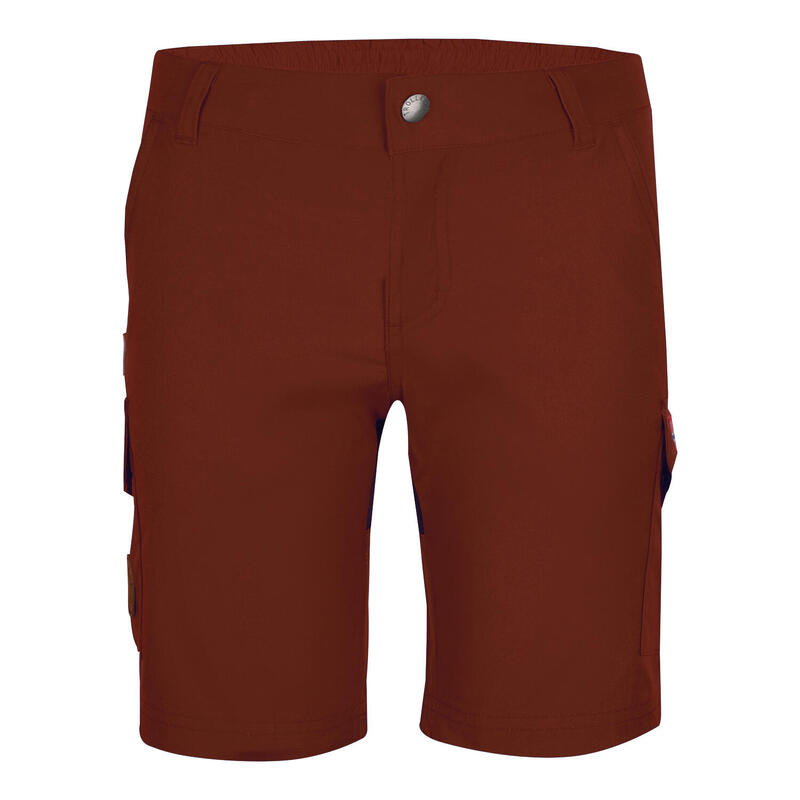 Short enfant Hammerfest rouge marron