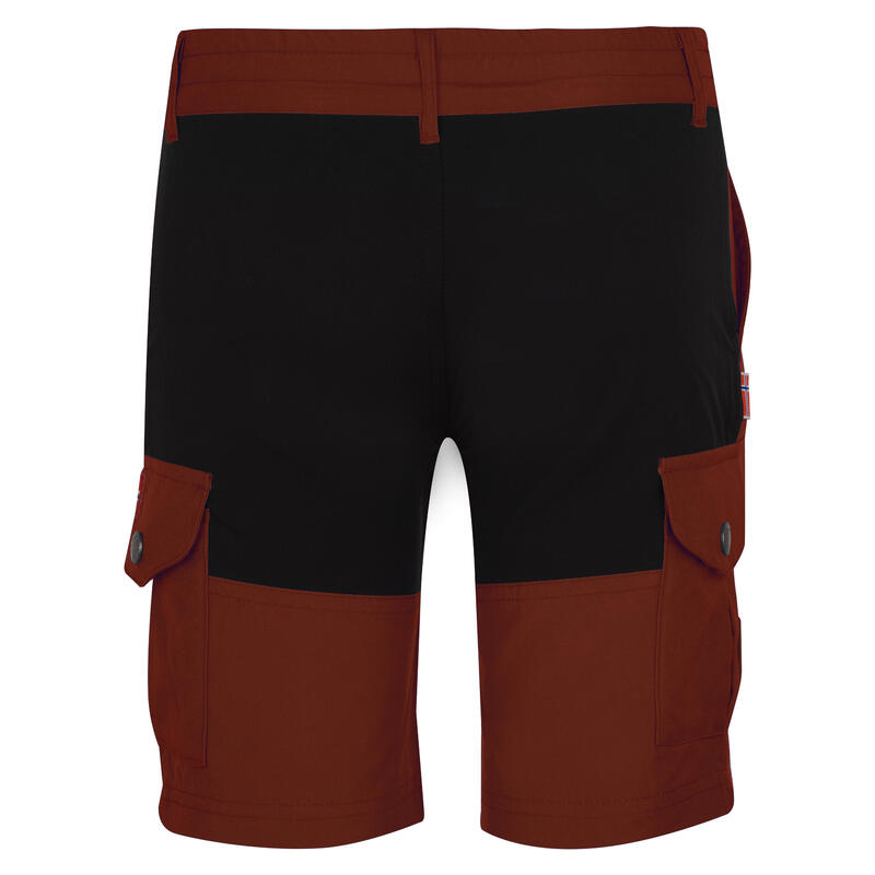 Short enfant Hammerfest rouge marron