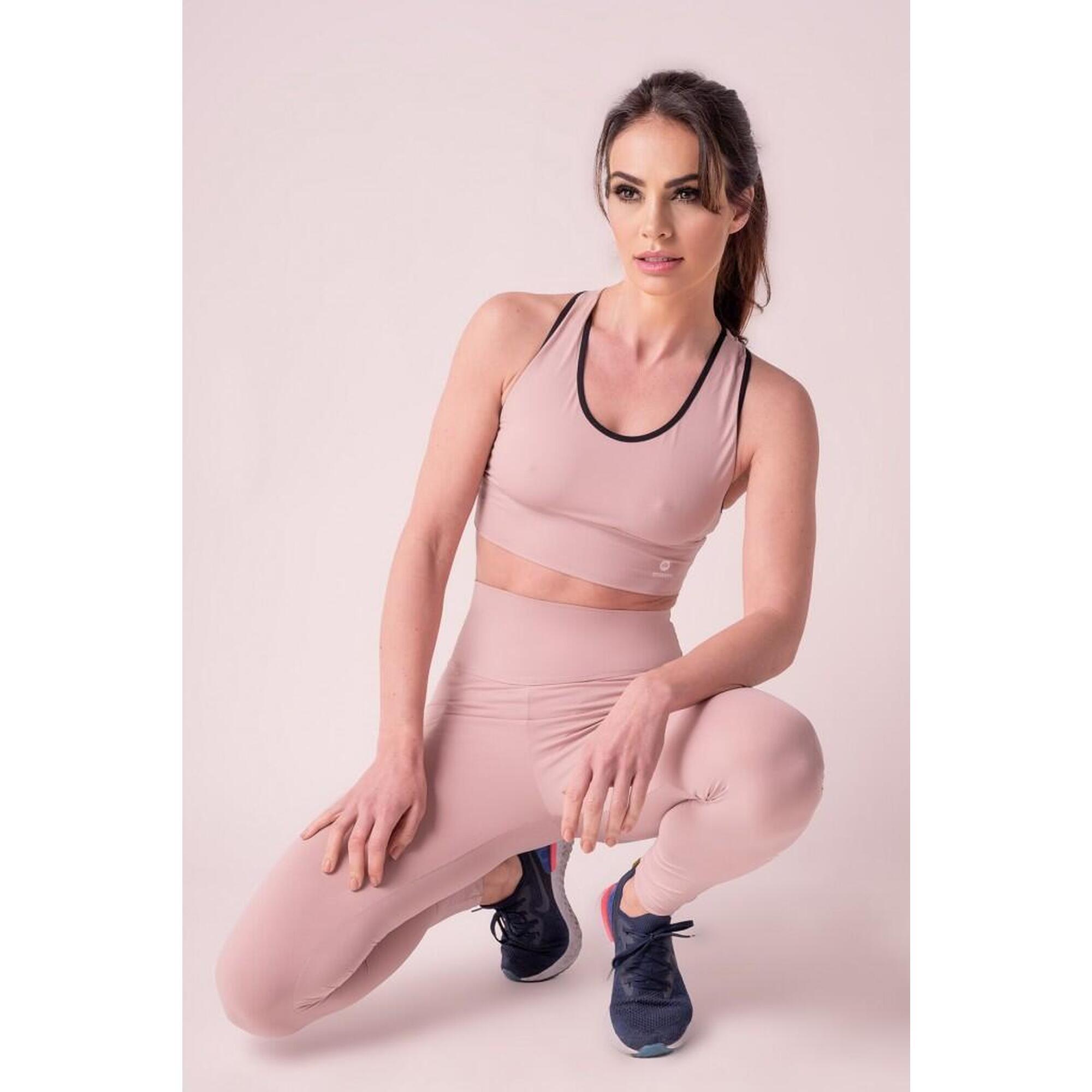 Anaissa - Legging Femme Fitness Taille Haute Natura - Legging - Rose - 42 M/l - Decathlon