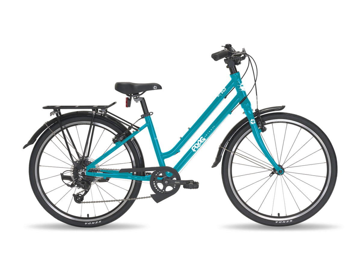 Frog City 61 24 Kids City Bike 8 10 Years Black FROG BIKES Decathlon