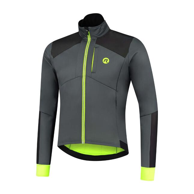 Fietsjack Winter Heren HI VIS ROGELLI Decathlon.nl