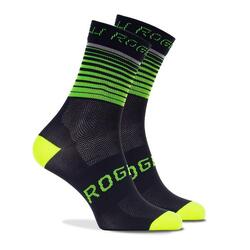 Calcetines amarillos fluorescente 53 cm adulto: Accesorios,y