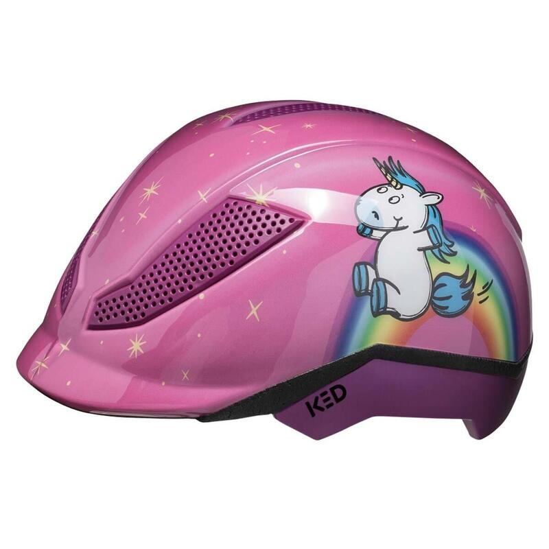 KED Casco da bici/da corsa per bambini PINA C&R, UNICORN