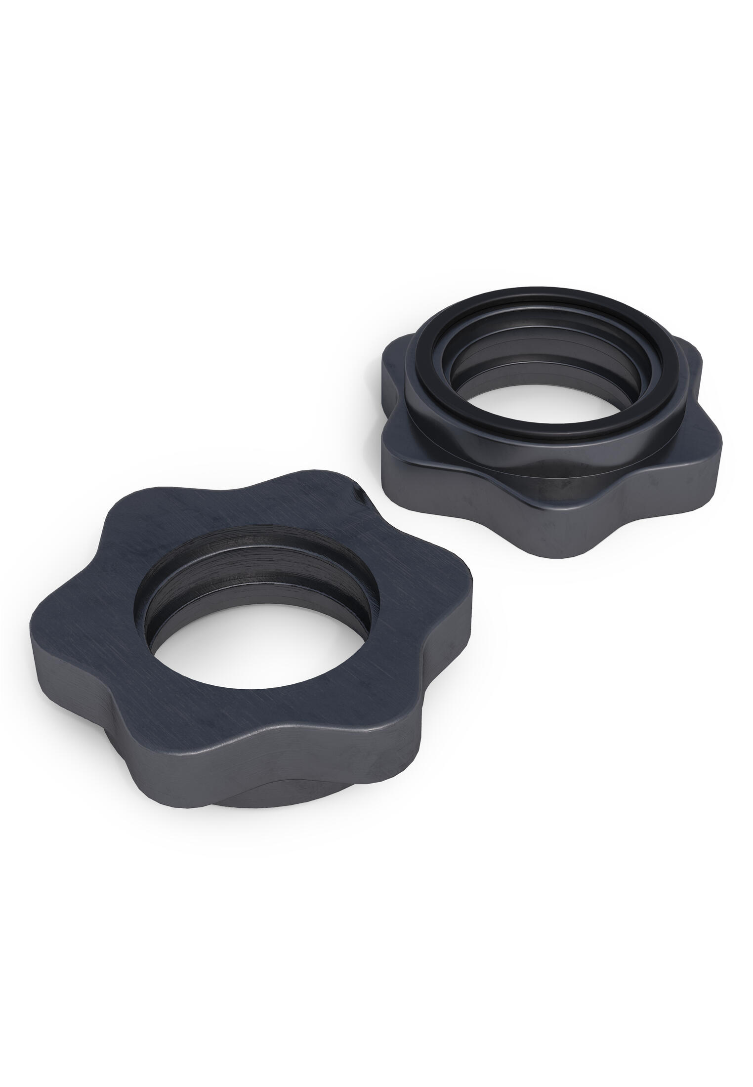 Gorilla Sports Schroefsluitingen Zwart - Haltersluiting - 30/31 mm - Set van 2 3/7