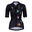 Maillot de cyclisme, manches courtes pour femmes noir 8andCounting