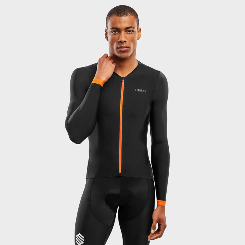 Herren Radsport ultraleichtes radtrikot für SRX PRO Roselend SIROKO Schwarz