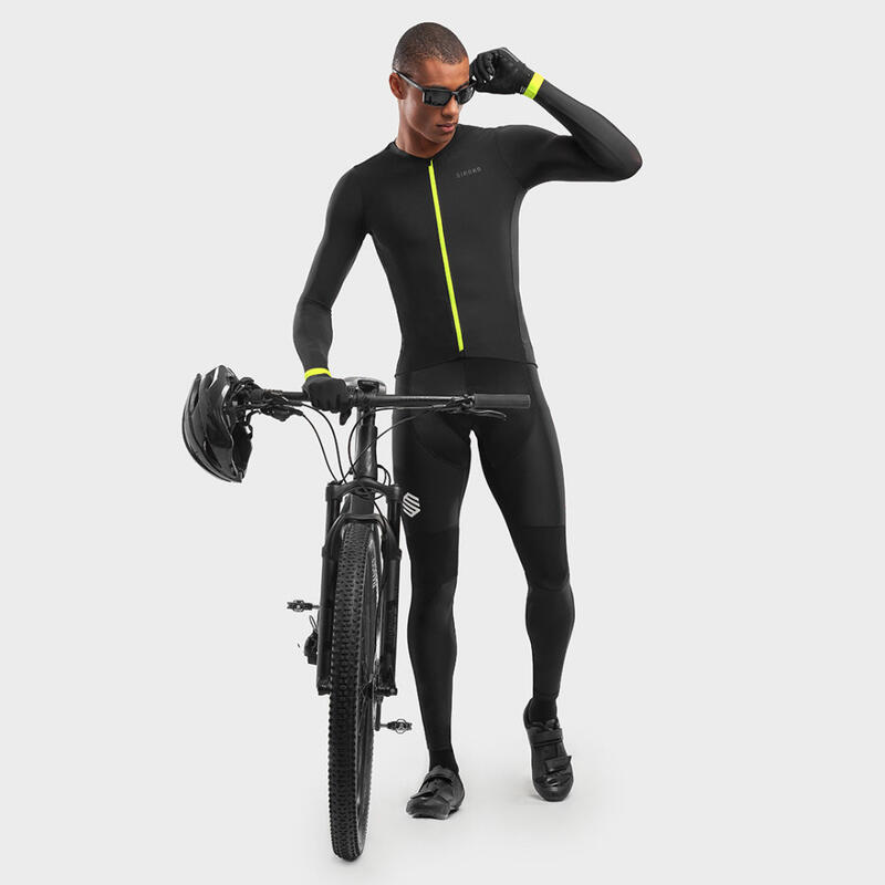 Mężczyzna Kolarstwo Męska ultralekka koszulka rowerowa SRX PRO Kühtai Czarny