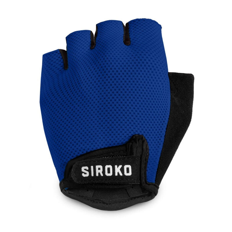 Heren en Dames Wielrennen Fietshandschoenen Aero Dark Blue SIROKO Blauw