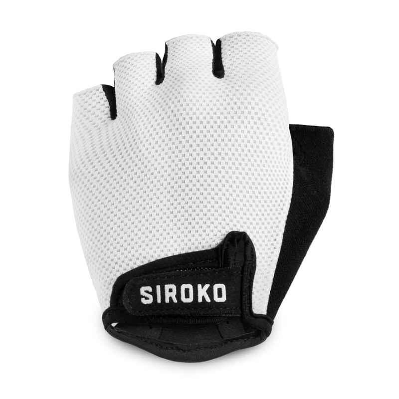 Handschuhe Radsport SIROKO Aero White Weiß Herren und Damen