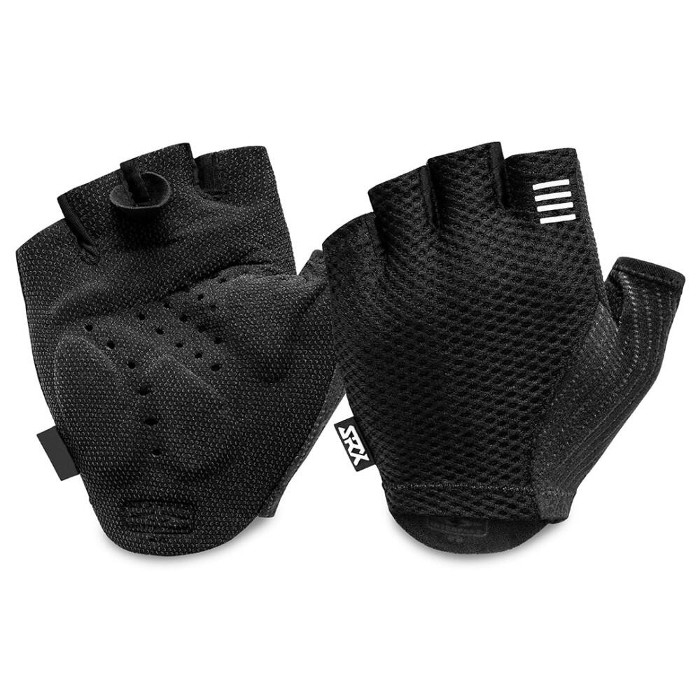 Mitaines De Vélo Prémium Cyclisme Homme Et Femme Srx Pro Race Noir
