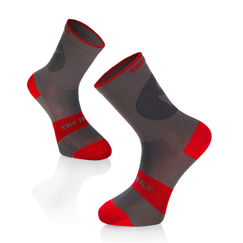 Sosete ciclism CYCLING LIGHT SOCKS Grey, 35-38