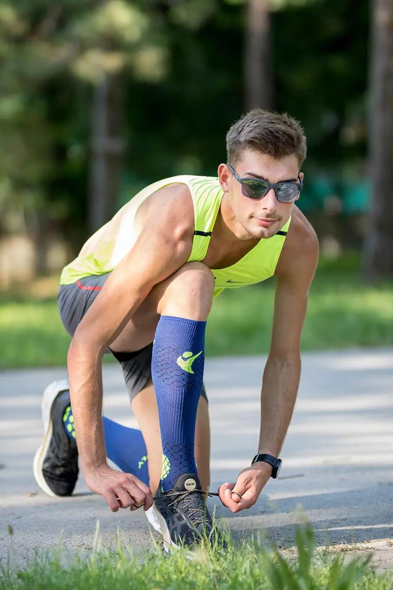 Chaussettes de compression 3/4 pour le sport 3/5