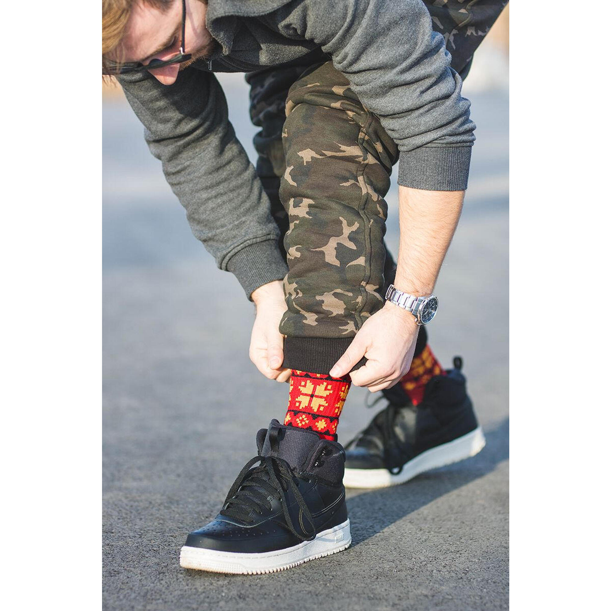 Șosete Termice Active Lifestyle Etno, 35-38 EU, Roșu