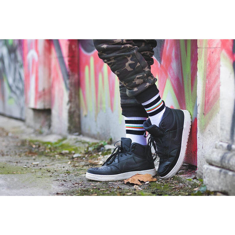 Șosete Termice Active Lifestyle cu Dungi ,43-46 EU, Alb