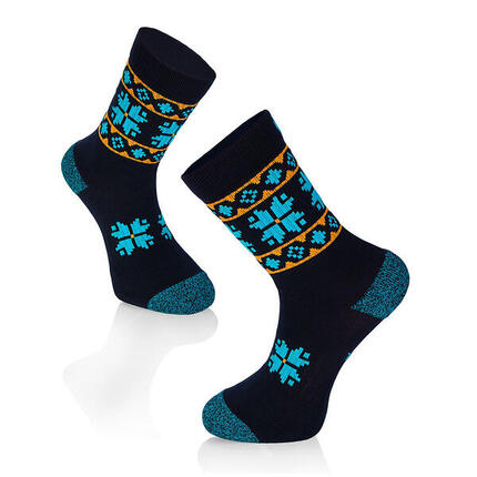 Skarpetki bawełniane Active Lifestyle Skarpetki ETHNO Granatowe