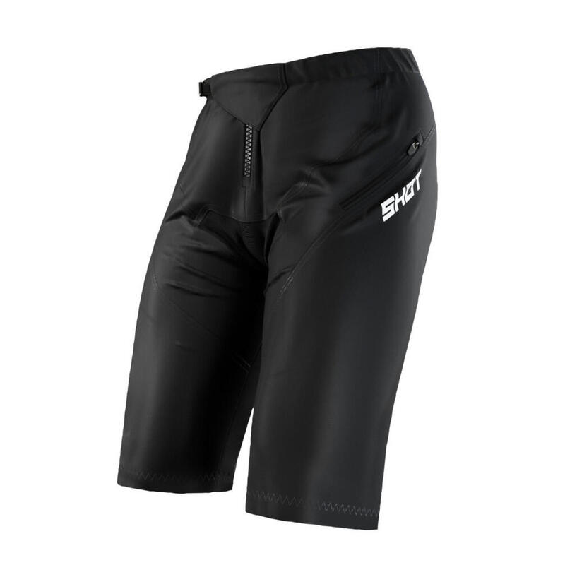 Pantaloncini ciclismo adulto Shot Neo Defender, Nero