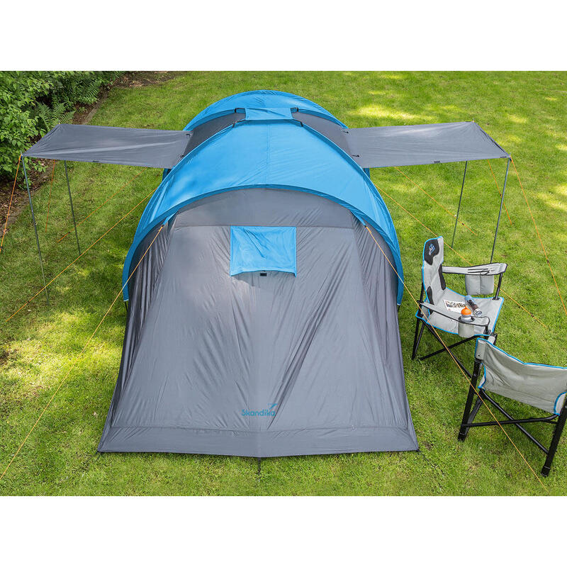 Koepeltent Hammerfest 8 Protect - 8 personen - 2 cabines, Ingenaaid grondzeil