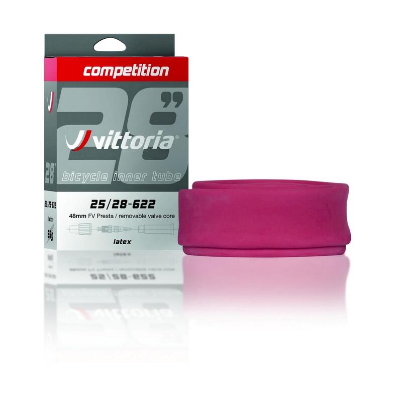 Cámara Aire 700x25/28C Válvula Presta 48MM VITTORIA Carretera Competition Latex