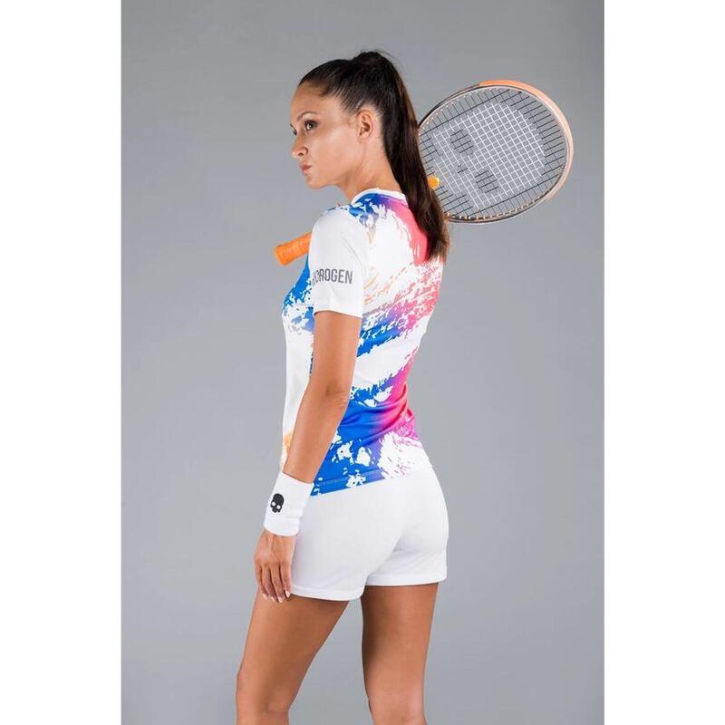 Koszulka damska tenisowa Hydrogen brush tech tee