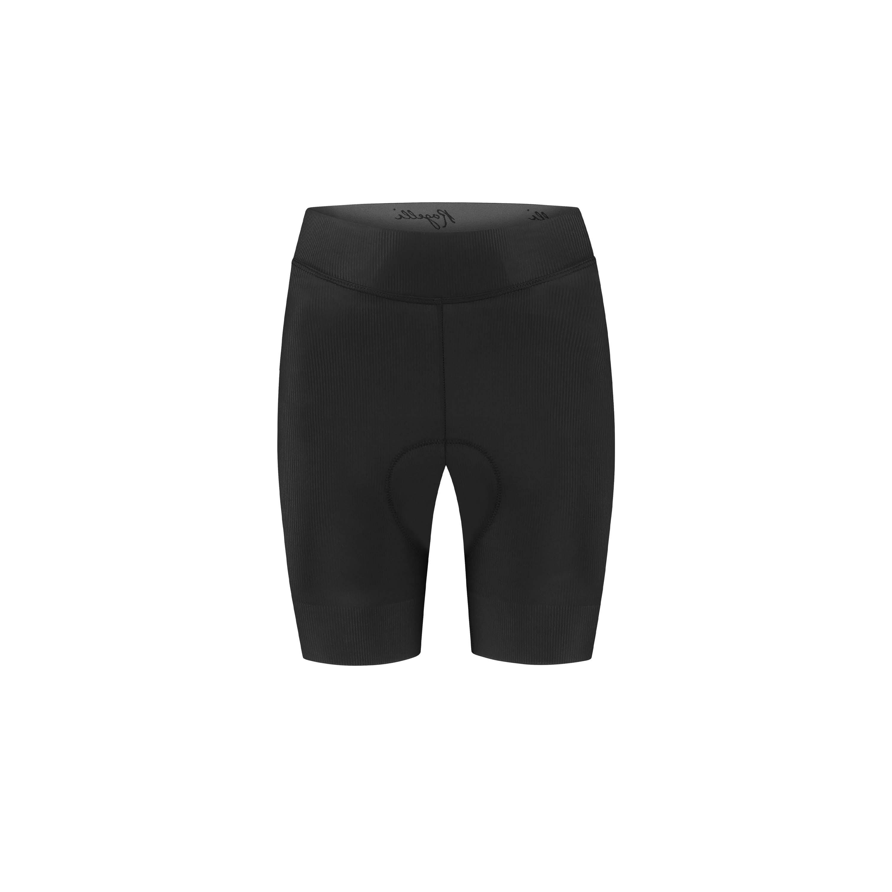 ROGELLI Radunterhose mit Sitzpolster Damen - Fahrradunterwäsche - Schwarz - Prime
