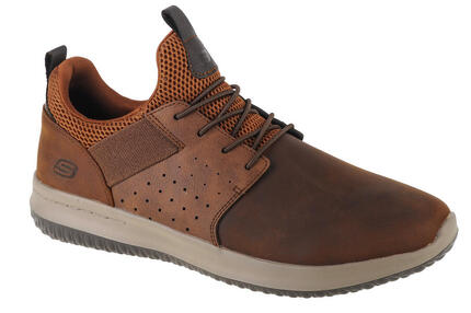 Buty sportowe męskie Skechers Delson Axton sneakersy brązowe (65870-CDB)