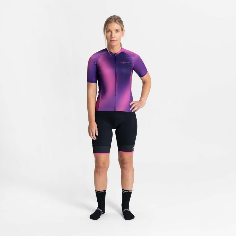 Fietsshirt Korte Mouwen Dames- Aurora