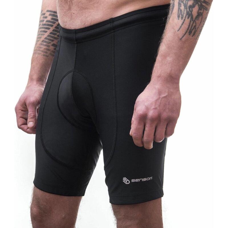 Short de cyclisme Entry Cycling Hommes Spinning Noir Large