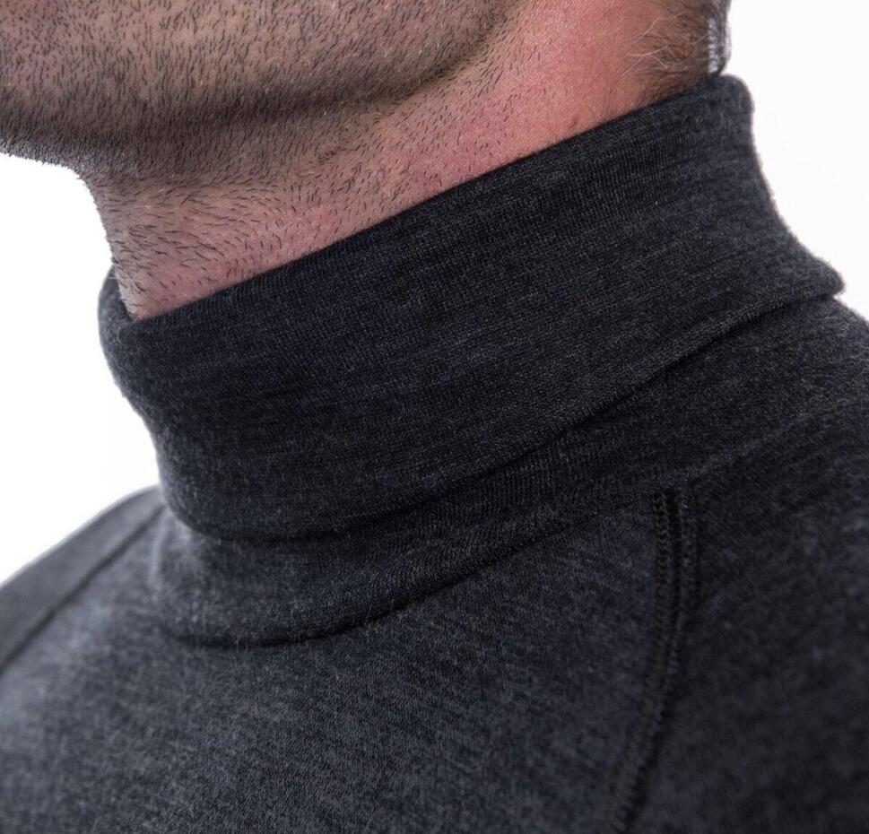 Męska koszulka z długim rękawem Baselayer Merino Bold Outdoor Roll Neck