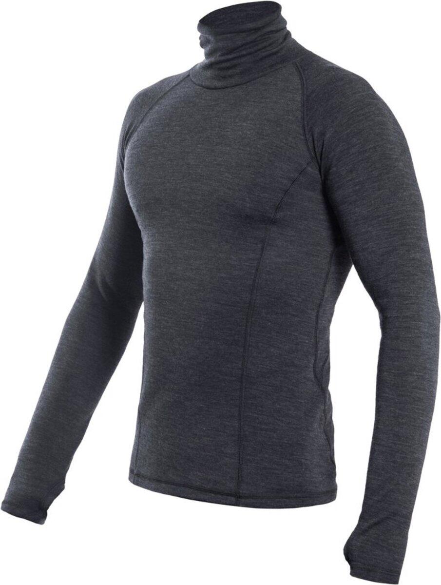 SENSOR Baselayer Merino Bold Outdoor Herren Langarm Rollkragen Anthrazit X-Large