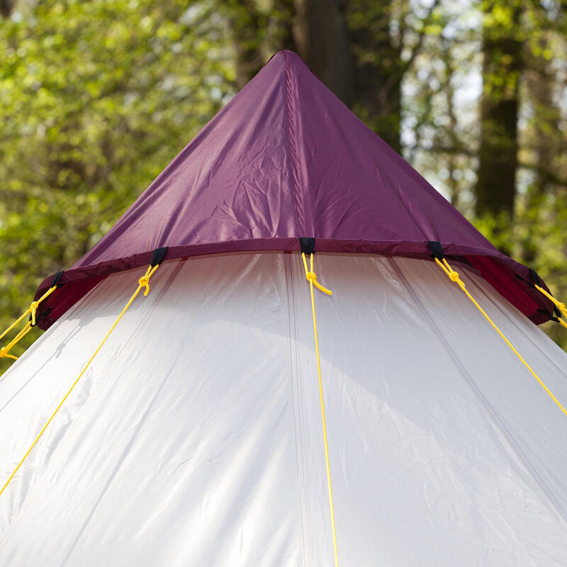 Tent Tipi Kota 550 voor kamperen - 12 personen - Hoogte 3 m - Diameter 5,5 m