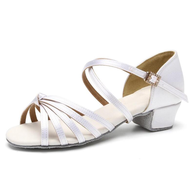 SCARPE DA DONNA BALLI LATINI SALSA AVANA BIANCO 3,5 CM