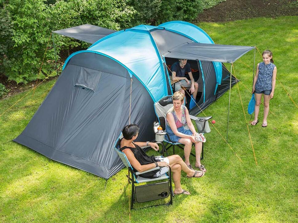 Namiot kempingowy kopułowy Hammerfest 4 Sleeper Protect, 4-osobowy, 2 sypialnie