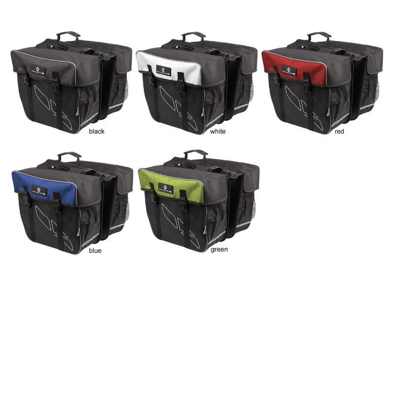 Geanta Portbagaj 2 Piese M-WAVE "AMSTERDAM DOUBLE"  Negru