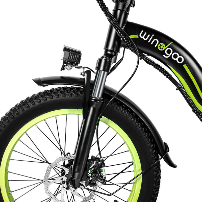 Elektrische fiets E20 36V-12,5 Ah (400Wh) - fatbike 20"x3" wiel