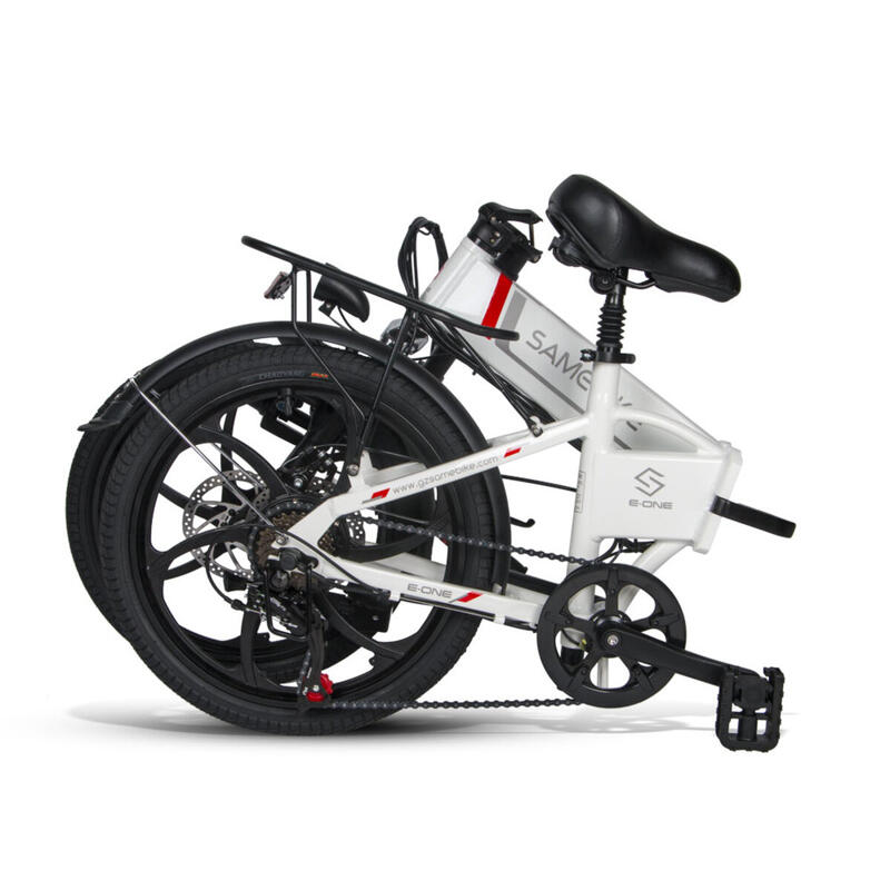 Opvouwbare elektrische fiets Samebike 20LVX-II 350W-48V-10,4Ah (499Wh)- 20" wiel