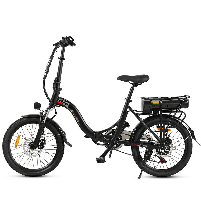 Opvouwbare elektrische Samebike 350W-36V-10Ah (360Wh) 20" wiel | | Decathlon.nl