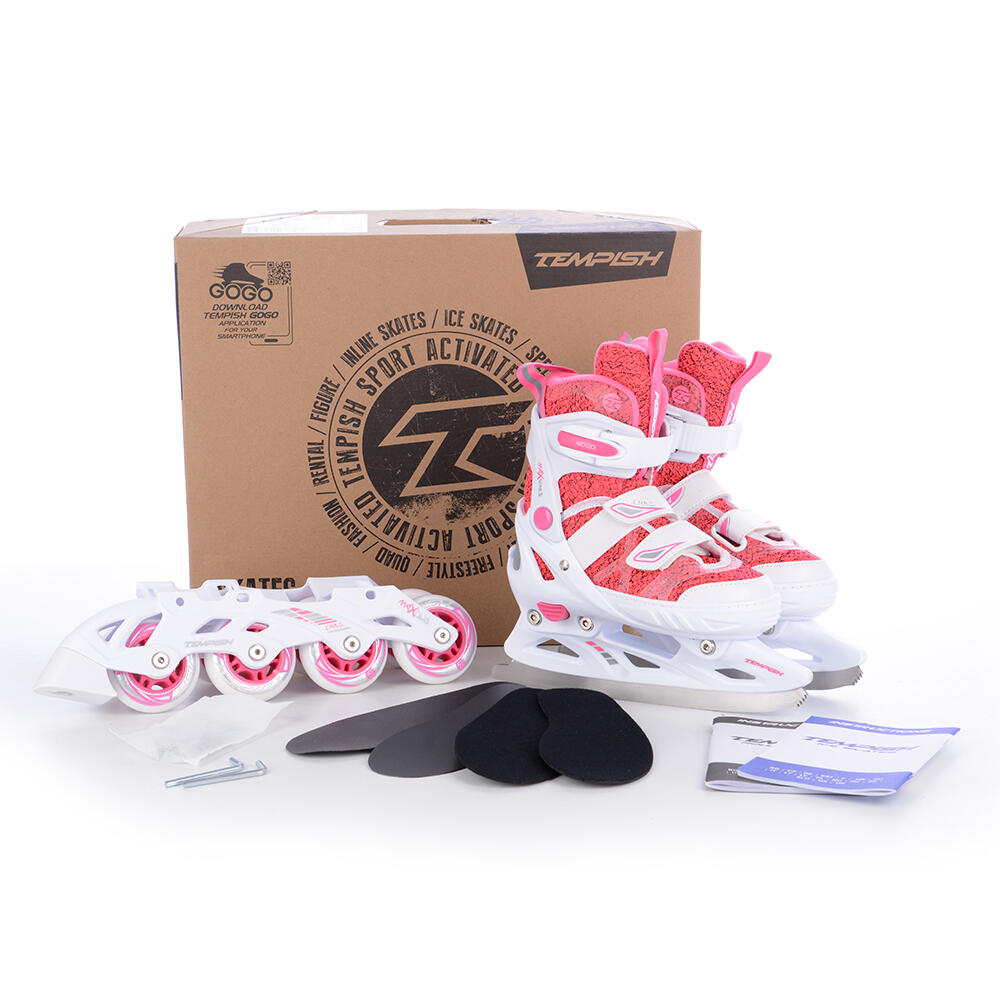 Enbo Duo - Patins de hockey sur glace - Enfants - Rose 7/7
