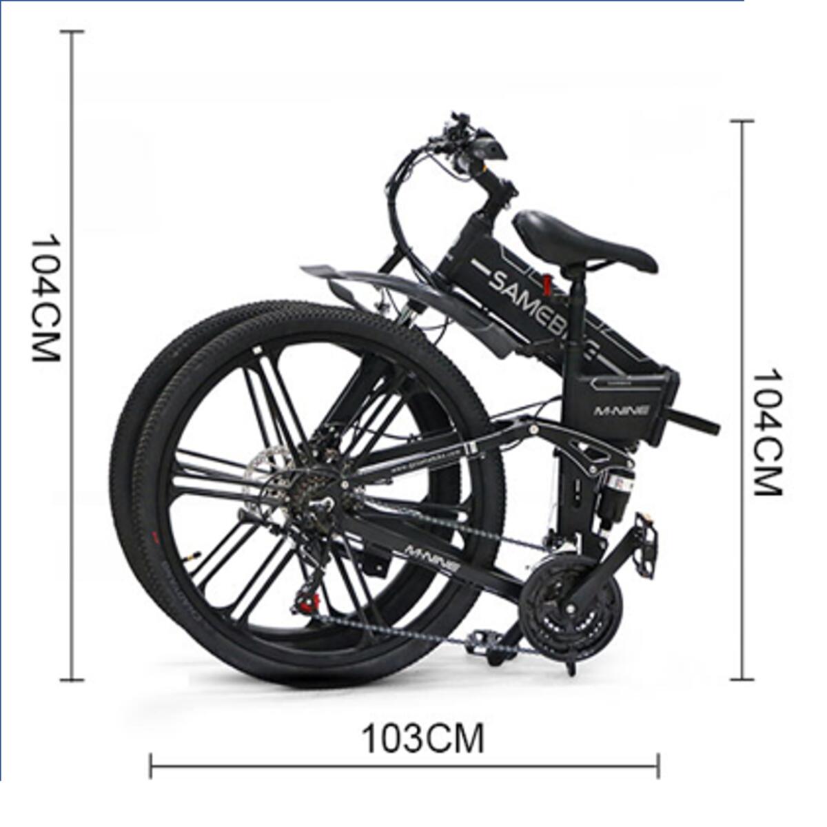 Bicicleta eléctrica 2025 plegable rueda 26