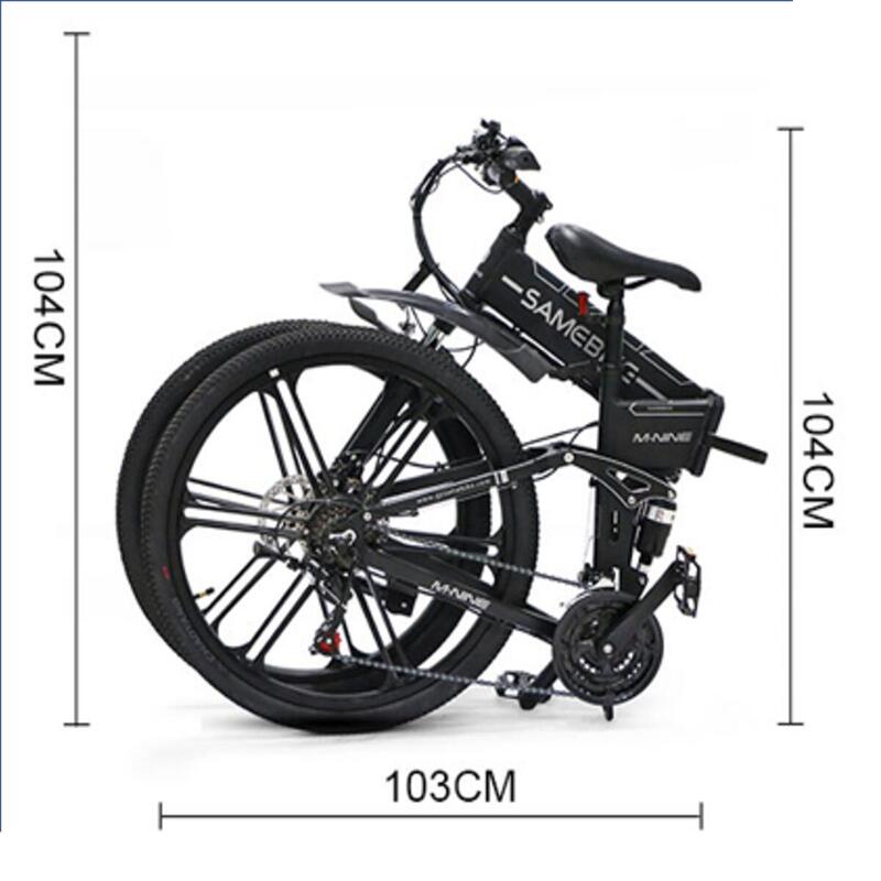 Bicicleta elétrica dobrávelLO26 II 48V-10Ah (480Wh) - roda 26"