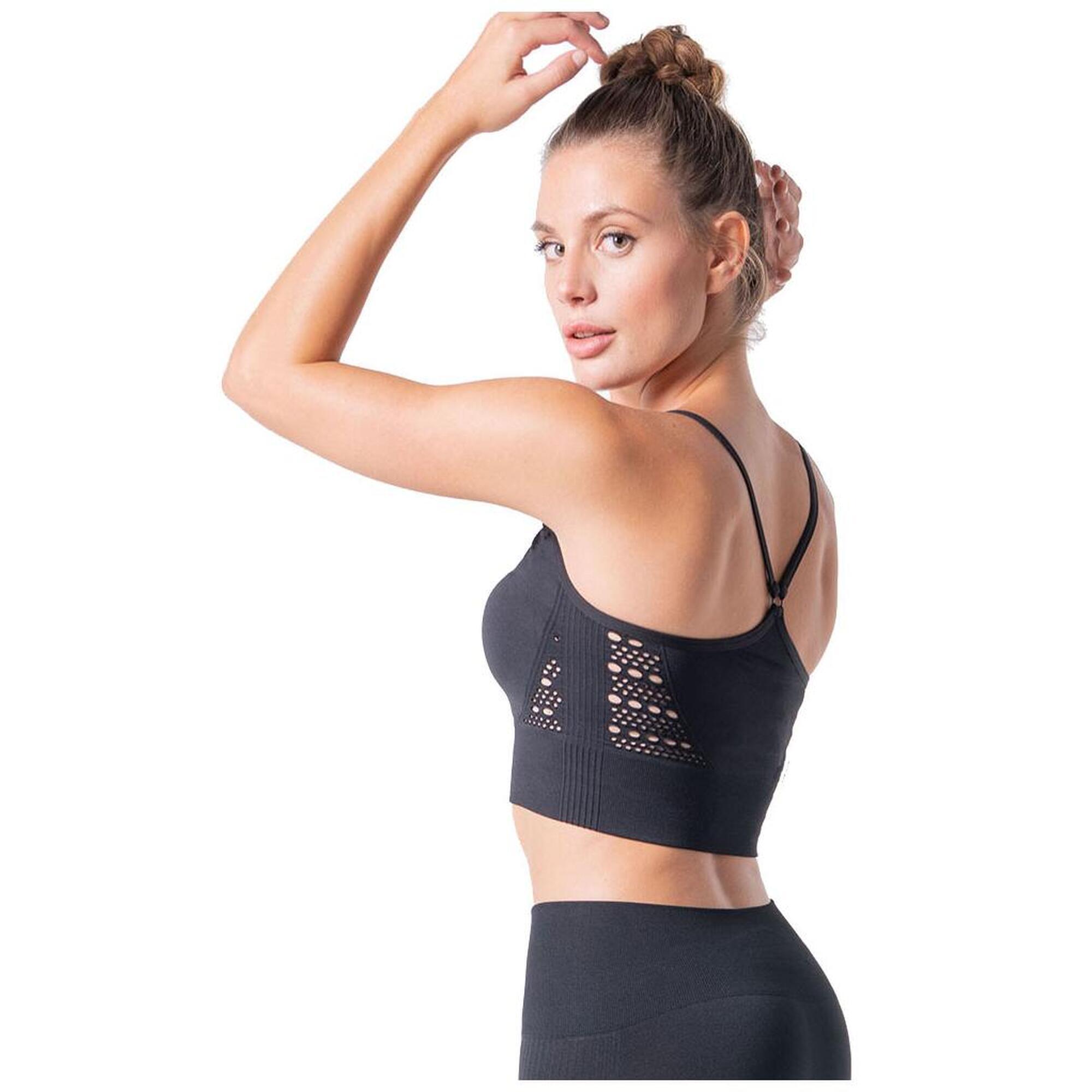 ANAISSA Compressie naadloze 3D compressie crop top Bali