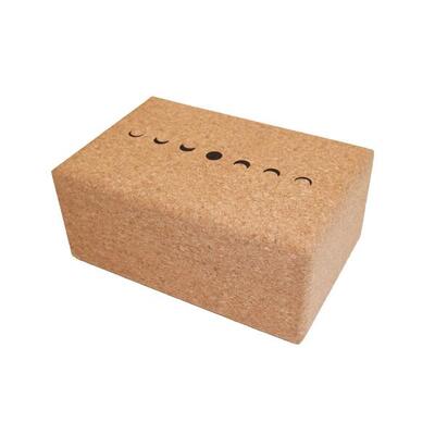Lotus yoga blok groot eco natuurkurk moon