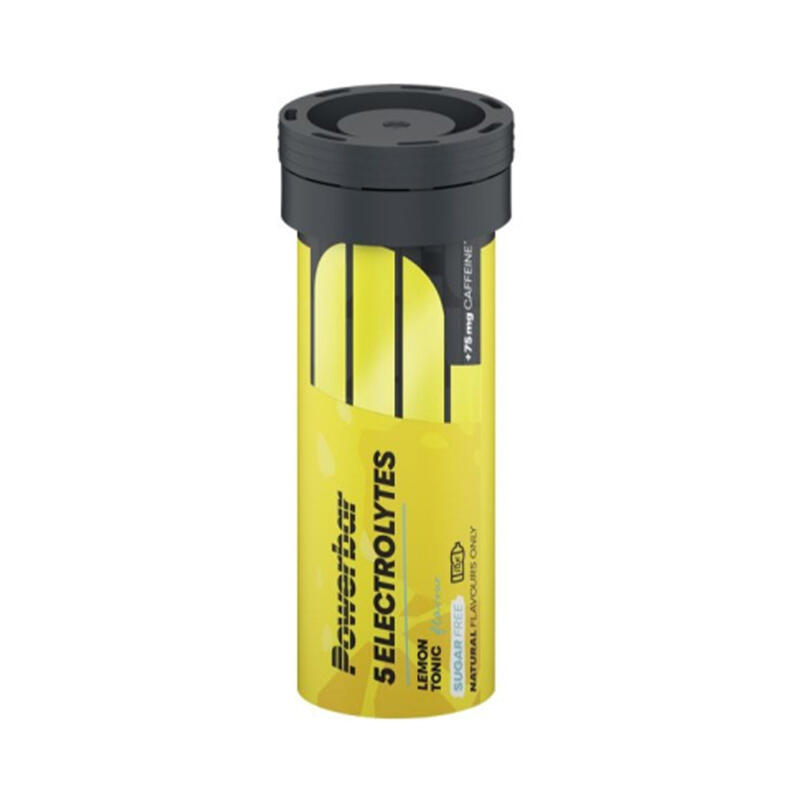 5 Electrolytes Sports Drink (10 tabs) - Lemon Tonic Boost + Caffeine