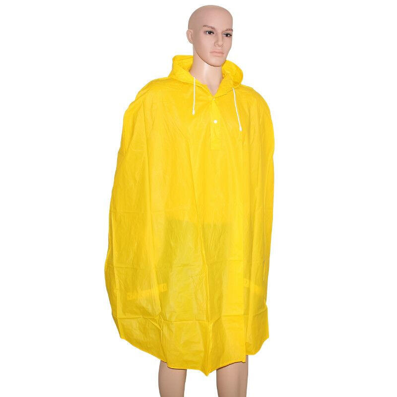 Poncho anti-pluie avec capuche et housse PVC epais haute qualité P2R